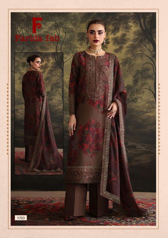 Farida fab ellija b vol-17 salwar suit material wholesale